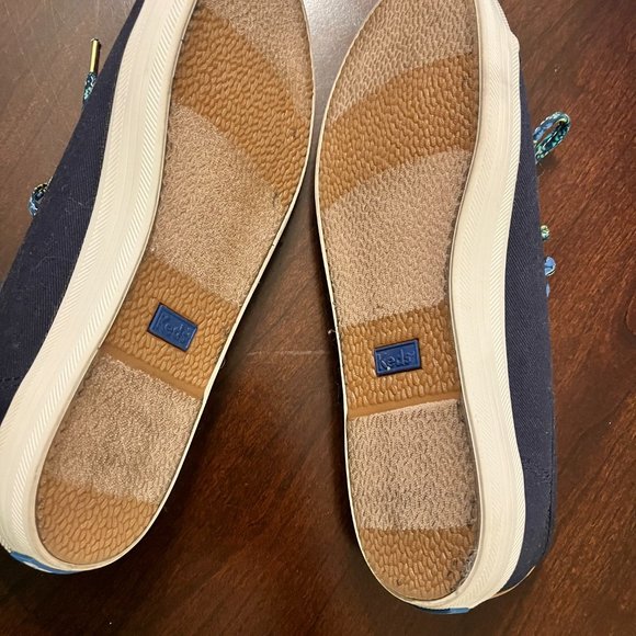 KEDS X Rifle Paper Company Sneakers - Blue - Floral Lace - Size 6M - Picture 3 of 3